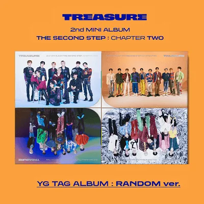 TREASURE - THE SECOND STEP : CHAPTER TWO [2nd Mini Album - YG Tag Ver.] (Random)