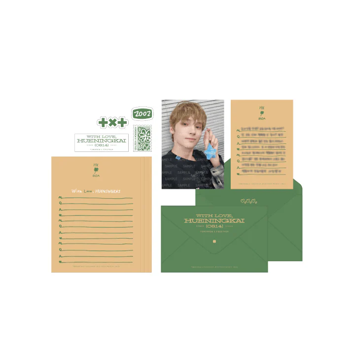 TXT HUENINGKAI - Letter Set [WITH LOVE, HUENINGKAI Official MD]