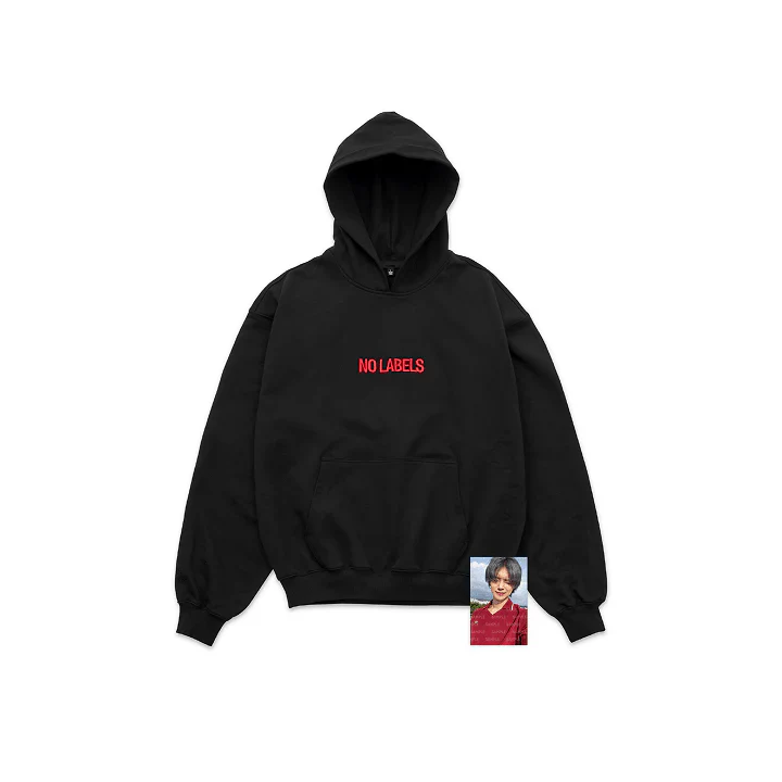 TXT YEONJUN - Hoodie (Black) [NO LABELS: PART 01 Official MD]