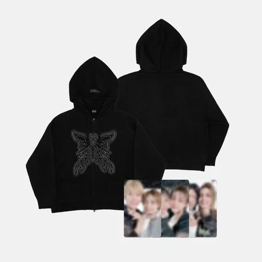[PRE-ORDER] Xdinary Heroes - Knit Hood Zip-Up ['Beautiful Mind' WORLD TOUR FINALE IN SEOUL Official MD]