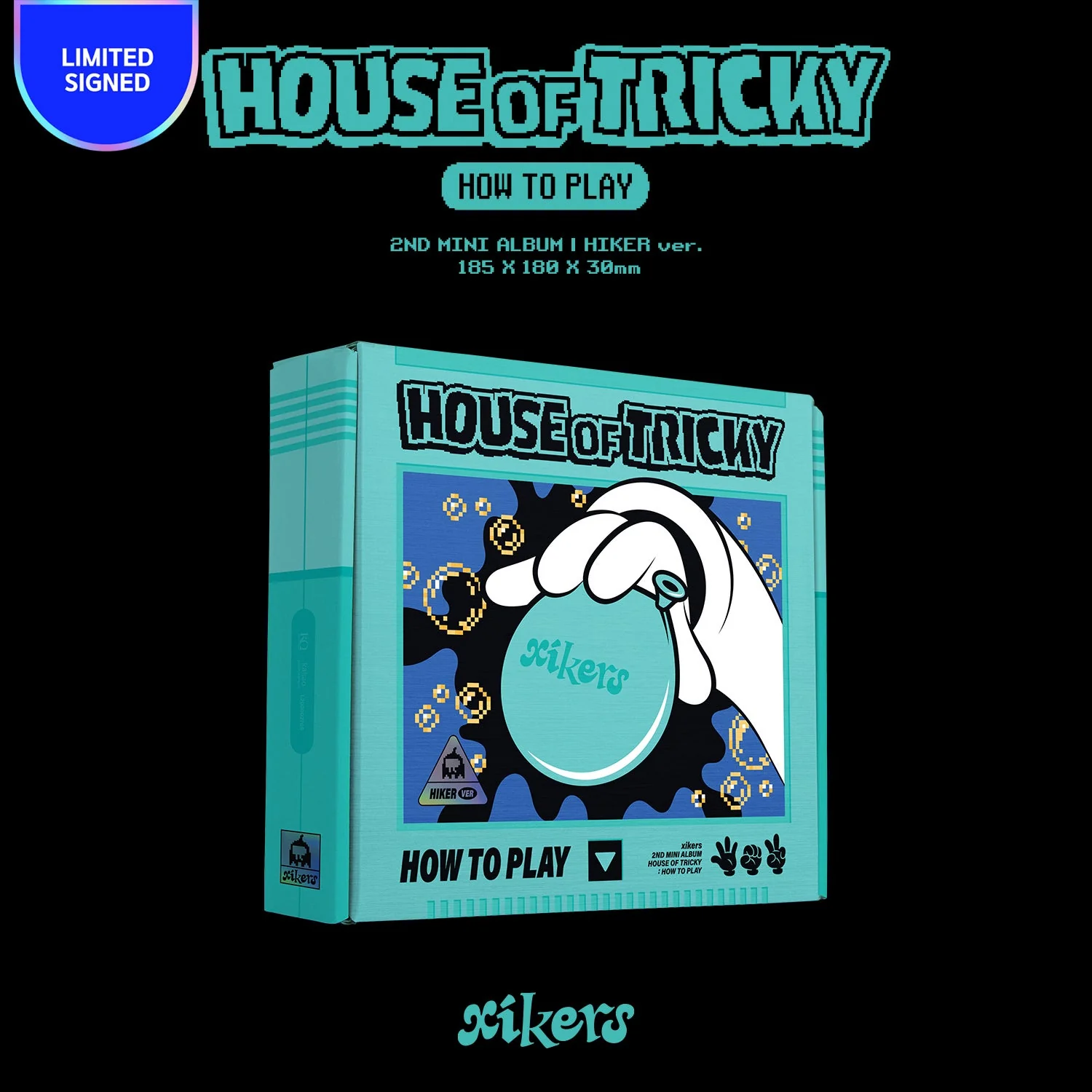 xikers - HOUSE OF TRICKY : HOW TO PLAY [2nd Mini Album - Signed U.S. Exclusive Ver.] - Image 2