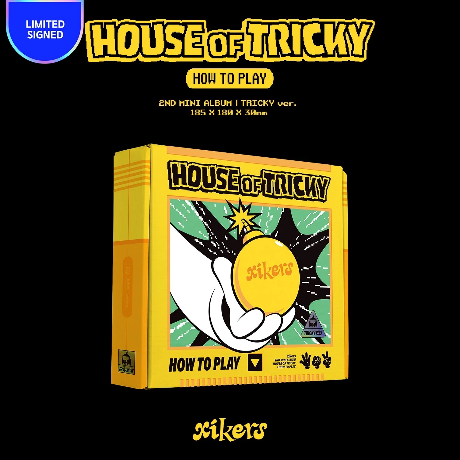 xikers - HOUSE OF TRICKY : HOW TO PLAY [2nd Mini Album - Signed U.S. Exclusive Ver.] - Image 3
