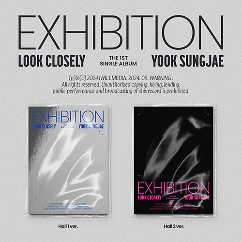 YOOK SUNGJAE - EXHIBITION : Look Closely [1st Single Album]