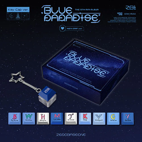 ZEROBASEONE - BLUE PARADISE [5th Mini Album - Key Cap Ver.]