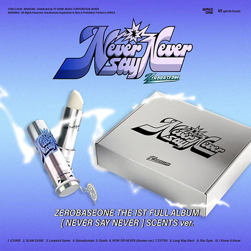 ZEROBASEONE - NEVER SAY NEVER [1st Album - SCENTS Ver.]