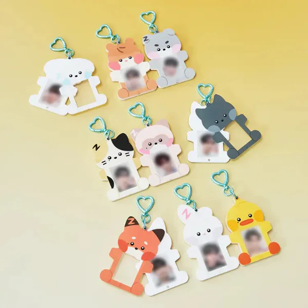 ZEROBASEONE - zeroni FLUFFY Wonderland Magnet ID Photo Holder - Image 2