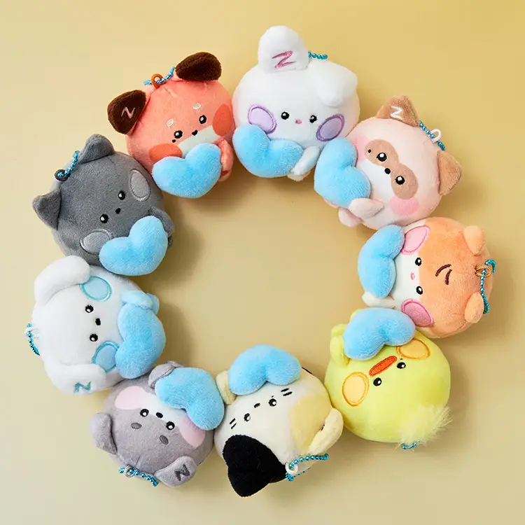 ZEROBASEONE - zeroni FLUFFY Wonderland Plush Magnet Keyring - Image 2